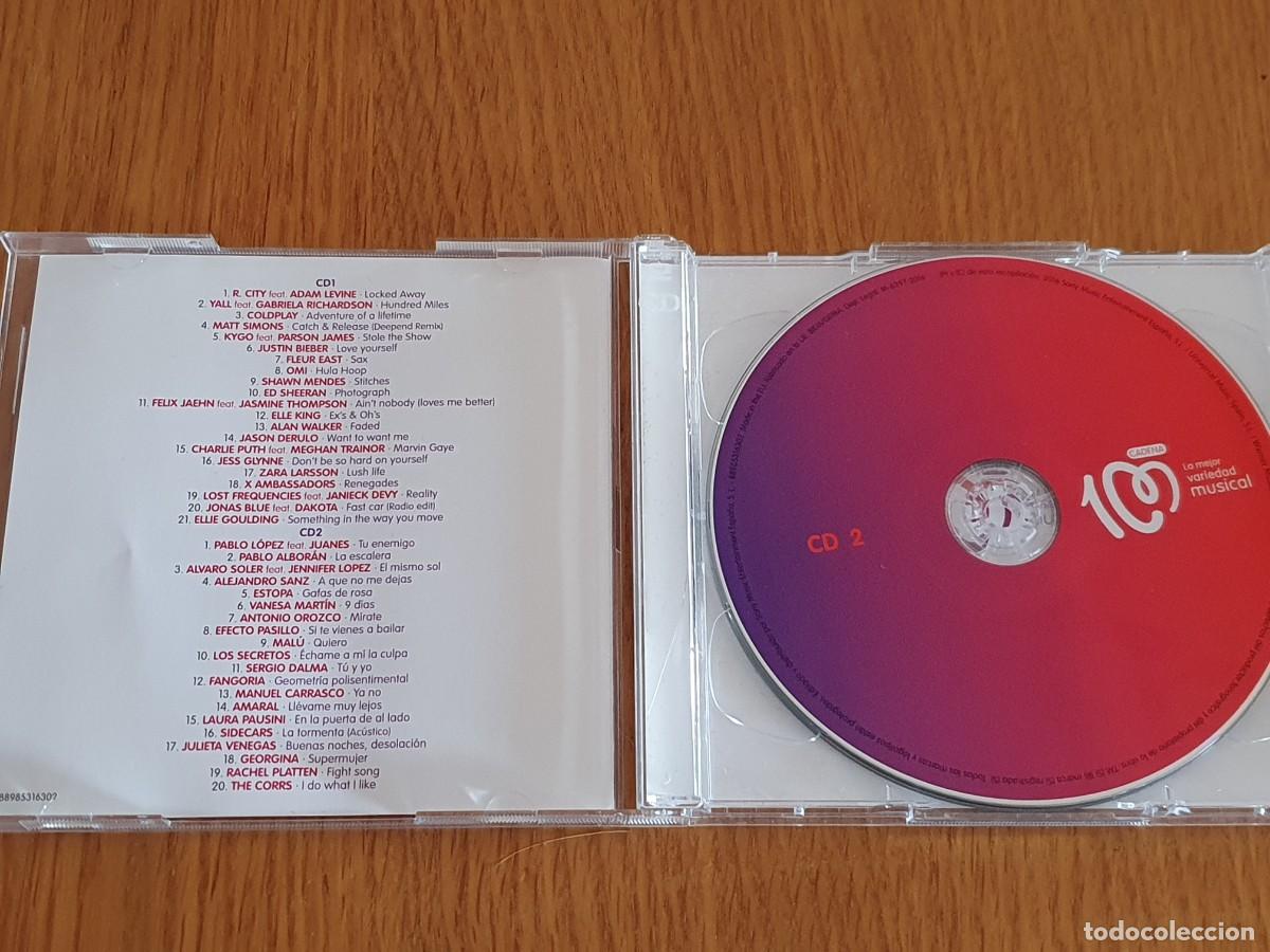 CDs de m&uacute;sica: 2 CD - Cadena 100 - los n&uacute;meros 1 - 2016 - Foto 2