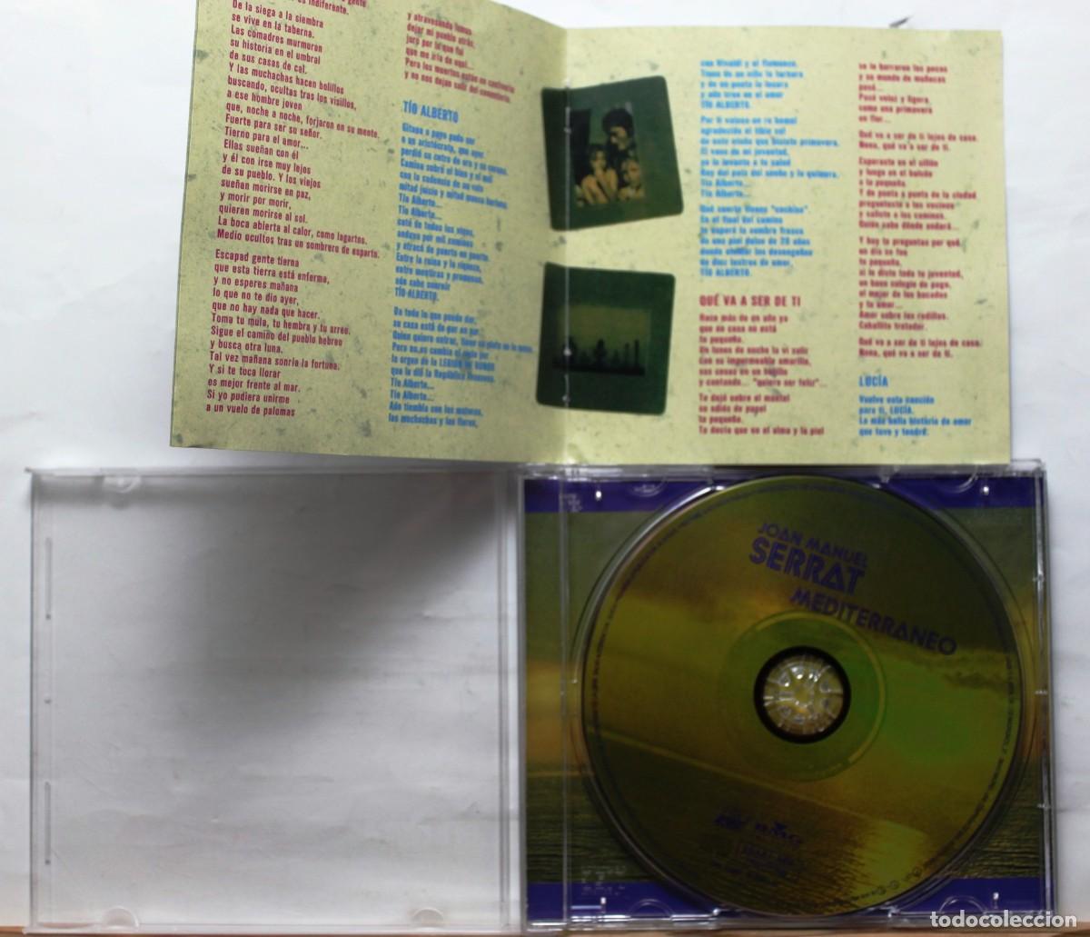 CDs de m&uacute;sica: CD. 2 CD. JOAN MANUEL SERRAT. MEDITERRANEO. UTOPIA. - Foto 2