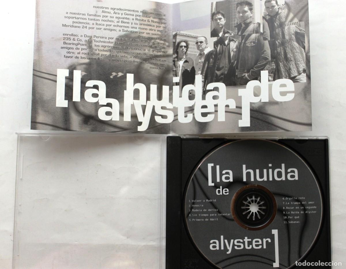 CDs de m&uacute;sica: CD. LA HUIDA DE ALYSTER. 2003. - Foto 2