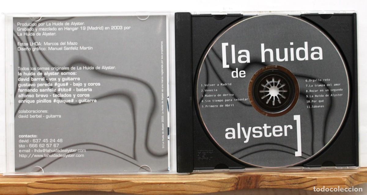 CDs de m&uacute;sica: CD. LA HUIDA DE ALYSTER. 2003. - Foto 3