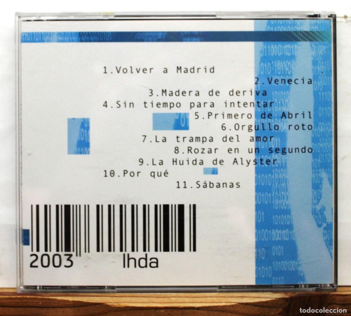 CDs de m&uacute;sica: CD. LA HUIDA DE ALYSTER. 2003. - Foto 4