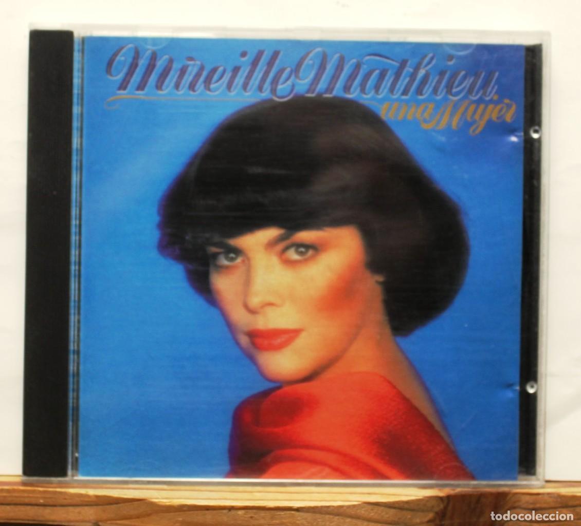 CDs de m&uacute;sica: CD. MIREILLE MATHIEU. UNA MUJER. - Foto 1
