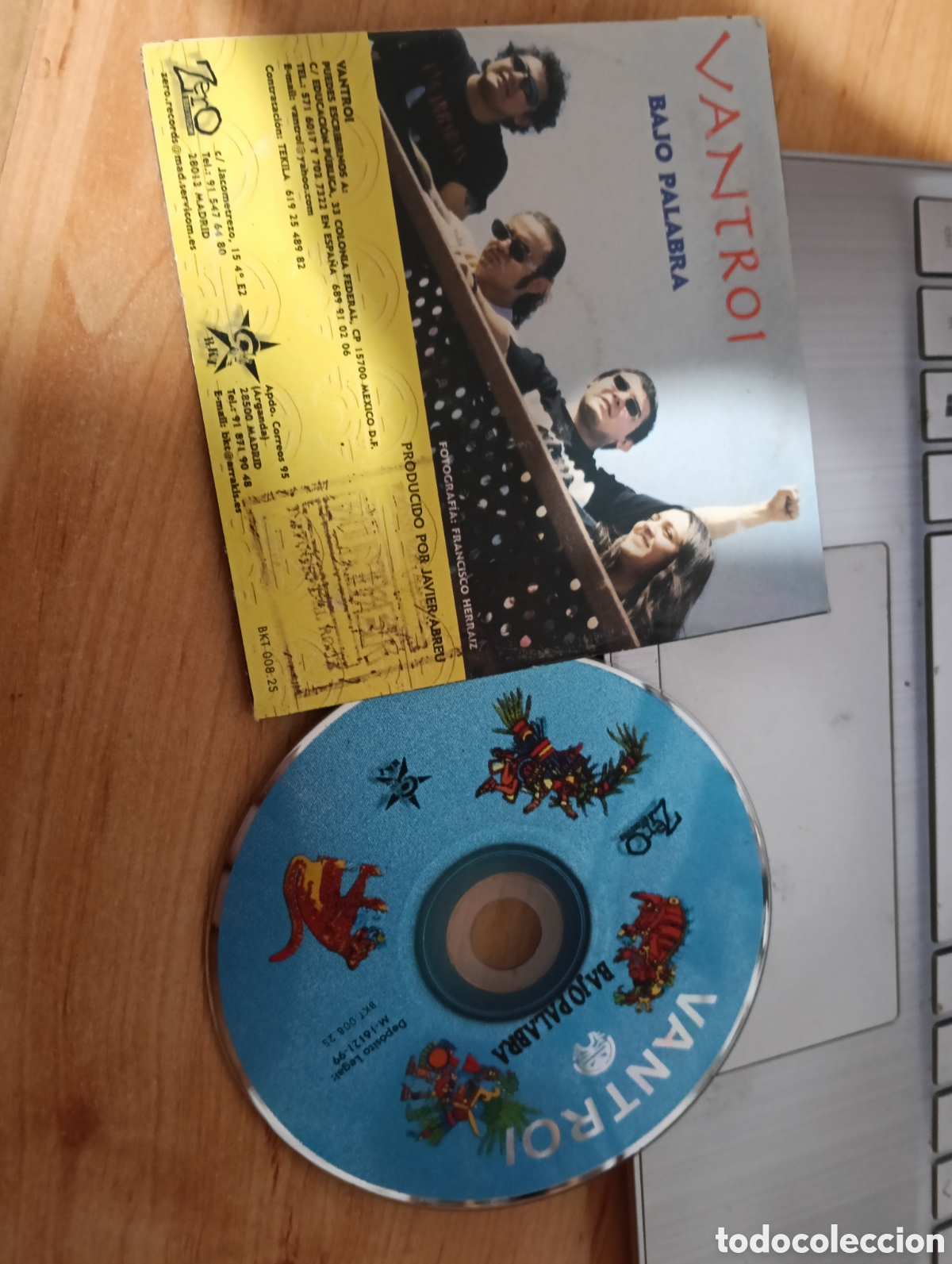 CDs de m&uacute;sica: VANTROI Cd single BAJO PALABRA - Foto 2