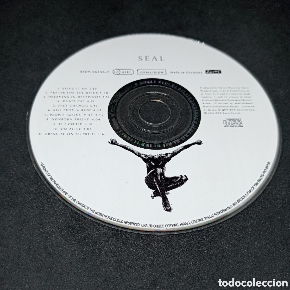 CDs de m&uacute;sica: SEAL - SEAL - CD - 1992 - DISCO VERIFICADO - Foto 6