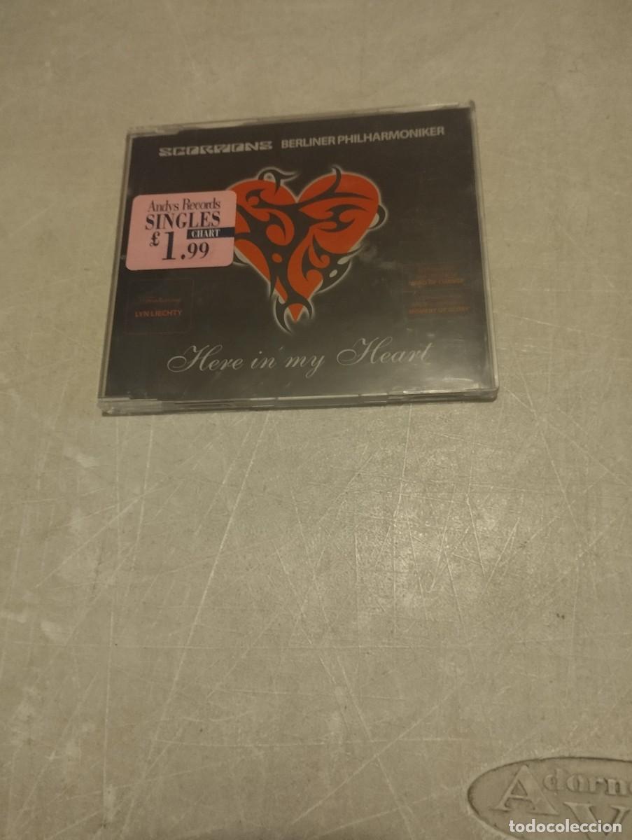 CDs de m&uacute;sica: SCORPIONS CD MAXI HERE IN MY HEART - Foto 1