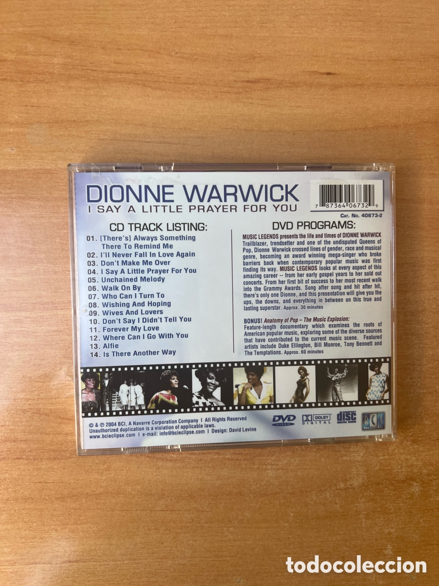 CDs de m&uacute;sica: Dionne Warwick : Music Legends - Foto 2