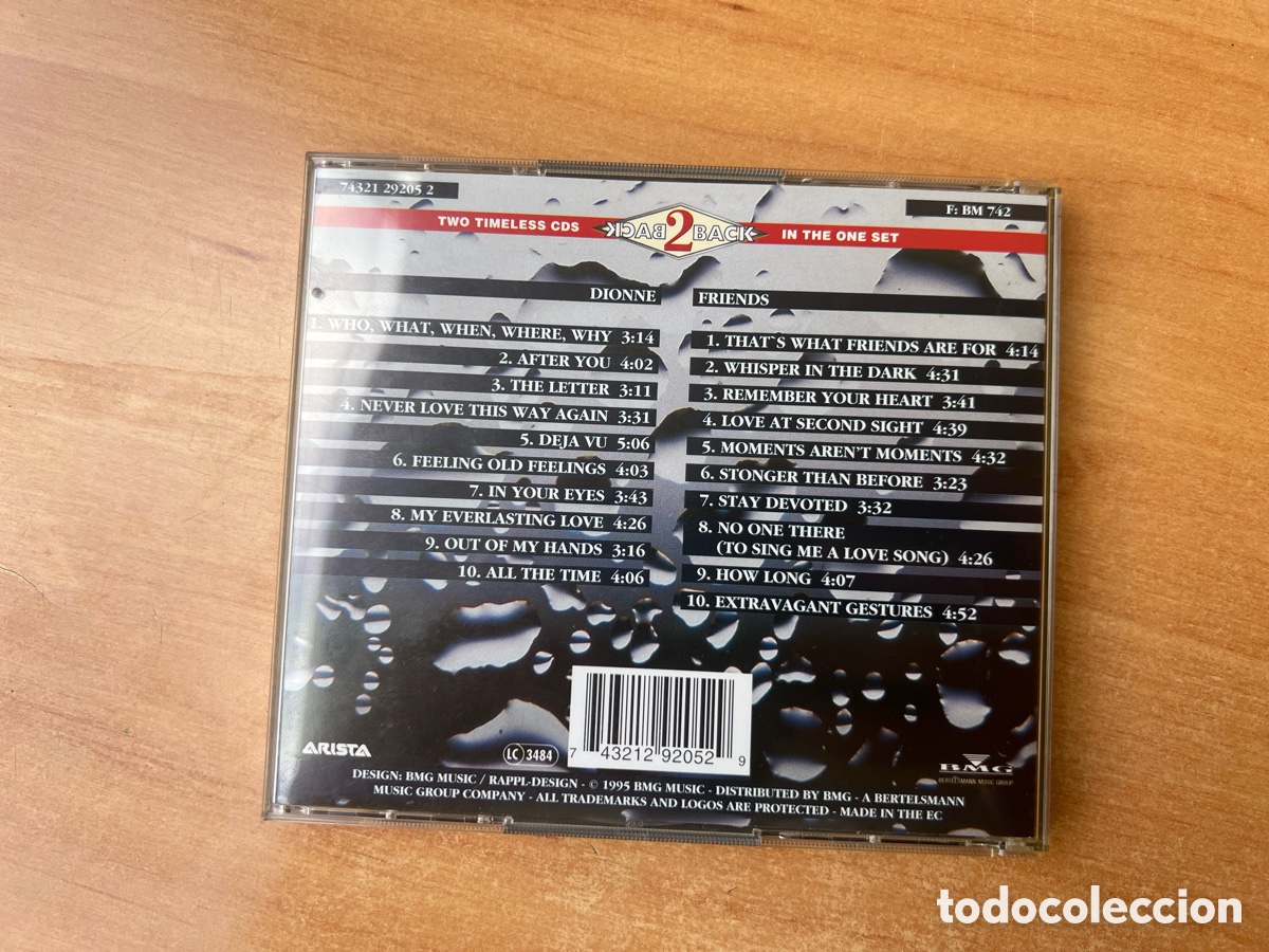 CDs de m&uacute;sica: Dionne Warwick : Dionne/ Friends - Foto 2