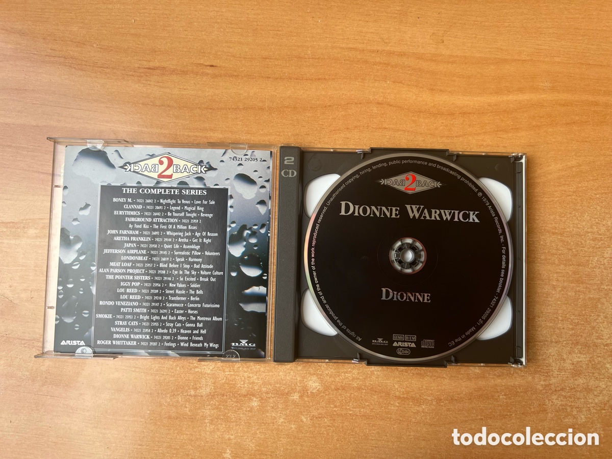 CDs de m&uacute;sica: Dionne Warwick : Dionne/ Friends - Foto 3