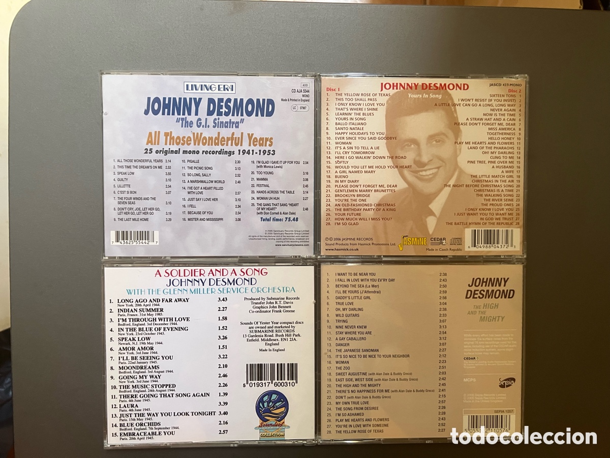 CDs de m&uacute;sica: Johnny Desmond - Pack 4 Discos - Foto 2