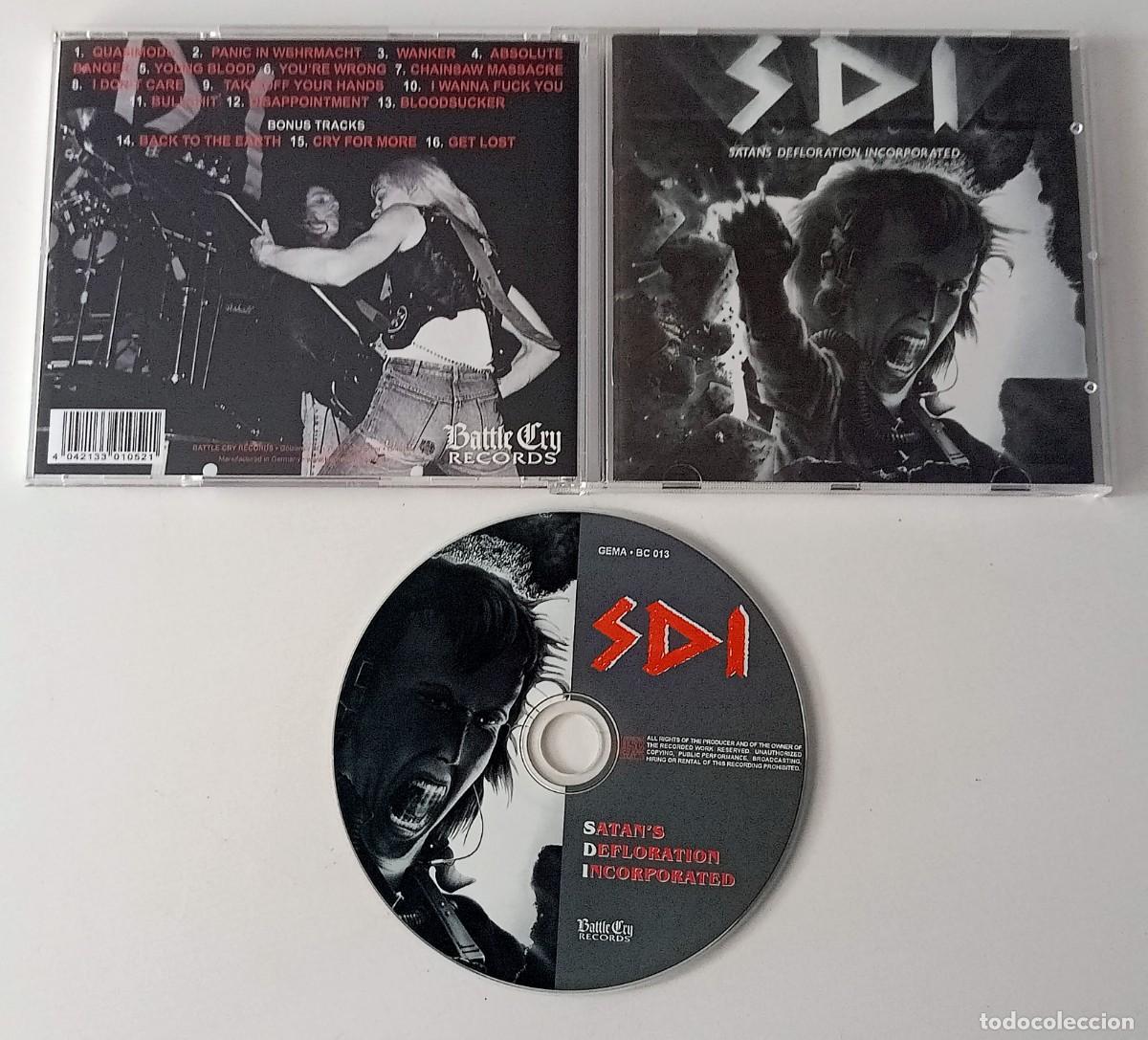 CDs de m&uacute;sica: CD S.D.I. - SATANS DEFLORATION INCORPORATED - Foto 2