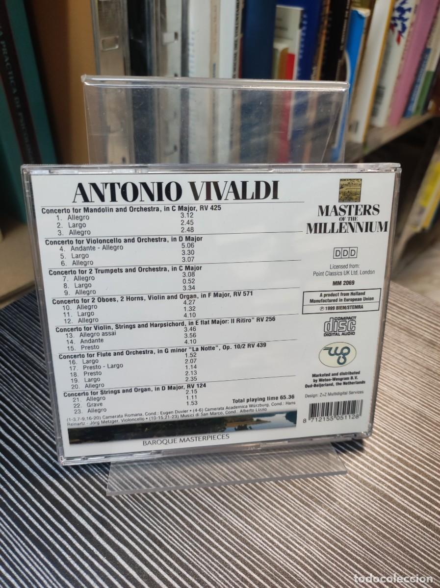 CDs de m&uacute;sica: ANTONIO VIVALDI BAROQUE MASTERPIECES - Foto 2