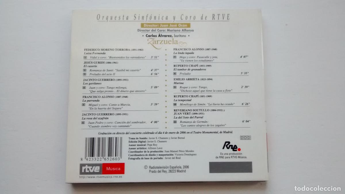 CDs de m&uacute;sica: Zarzuela - Carlos &Aacute;lvarez cd - Foto 2