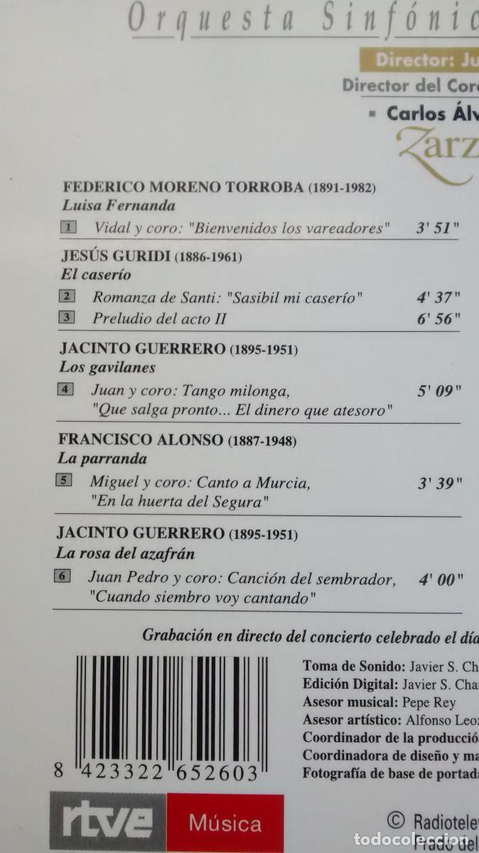CDs de m&uacute;sica: Zarzuela - Carlos &Aacute;lvarez cd - Foto 3