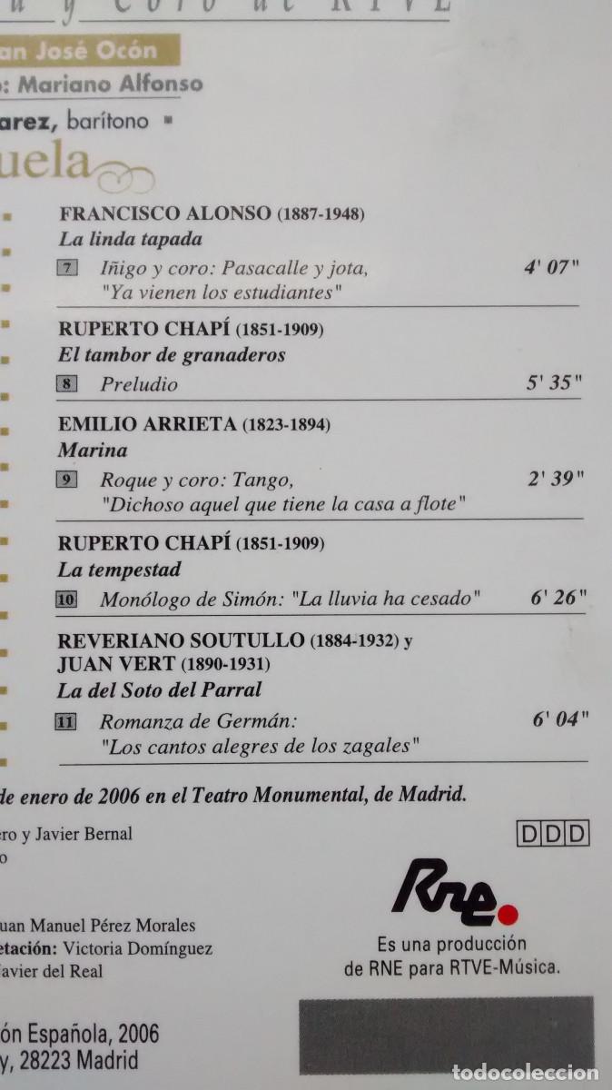 CDs de m&uacute;sica: Zarzuela - Carlos &Aacute;lvarez cd - Foto 4