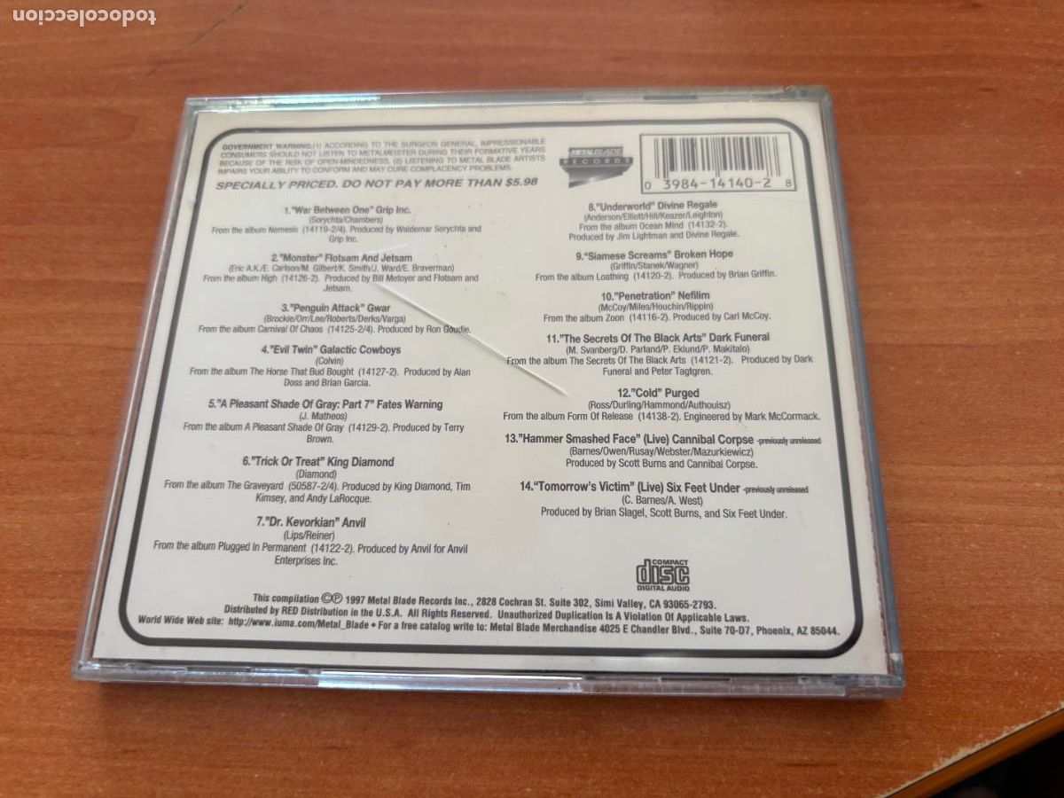 CDs de m&uacute;sica: METALMEISTER VOLUME 2 CD (CDIB25) - Foto 3