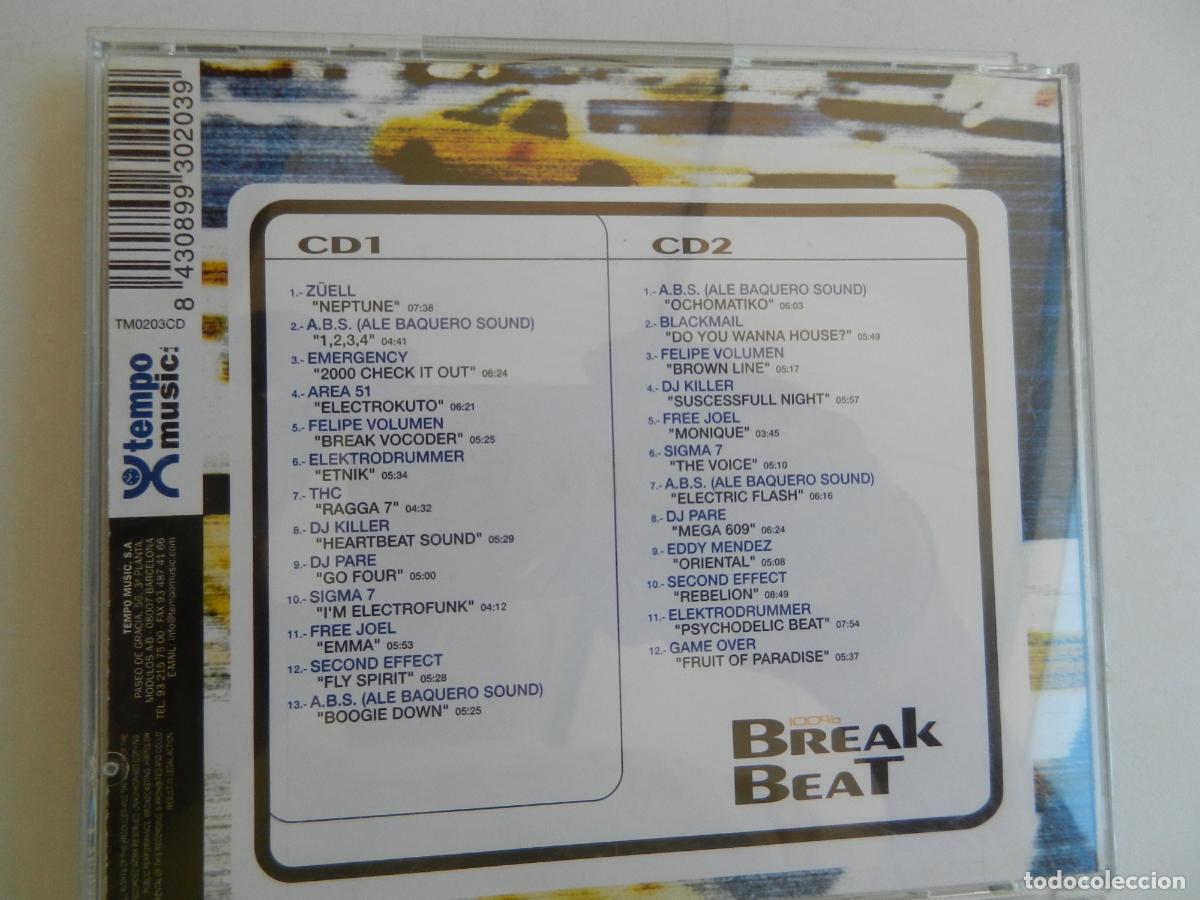 CDs de m&uacute;sica: DJ MAN PRESENTA - BREAK BEAT - COMPILATION 2 CD - Foto 4