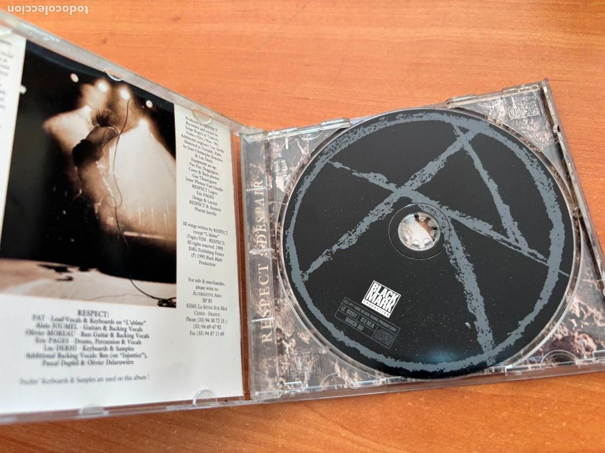 CDs de m&uacute;sica: RESPECT (DESPAIR) CD (CDIB25) - Foto 2