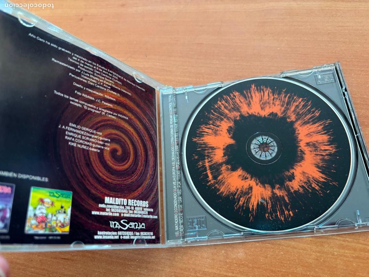 CDs de m&uacute;sica: INSANIA (A&Ntilde;O CERO) CD (CDIB25) - Foto 2