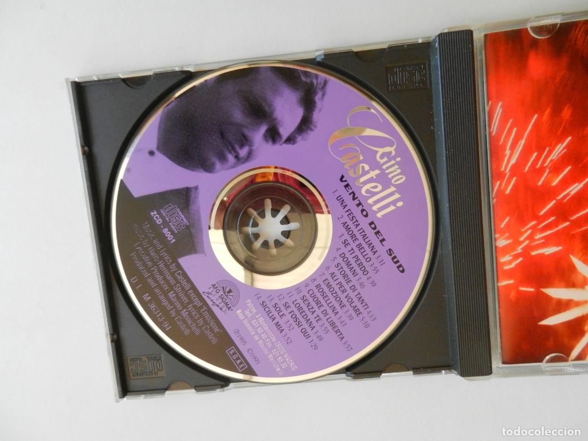 CDs de m&uacute;sica: GINO CASTELLI - VENTO DEL SUD - CD - 14 TEMAS -1995 - Foto 2