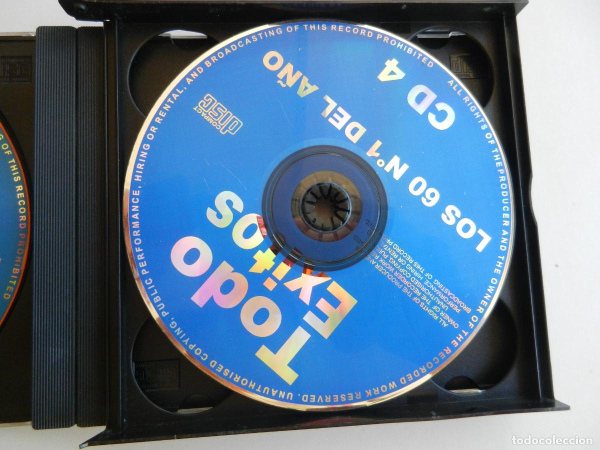 CDs de m&uacute;sica: TODO EXITOS - LOS 60 N&ordm; 1 DEL A&Ntilde;O - VOL 5 - 4CD,S - Foto 5