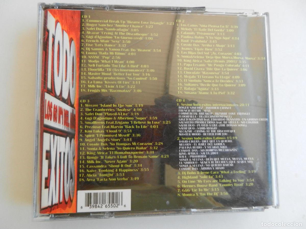 CDs de m&uacute;sica: TODO EXITOS - LOS 60 N&ordm; 1 DEL A&Ntilde;O - VOL 5 - 4CD,S - Foto 7