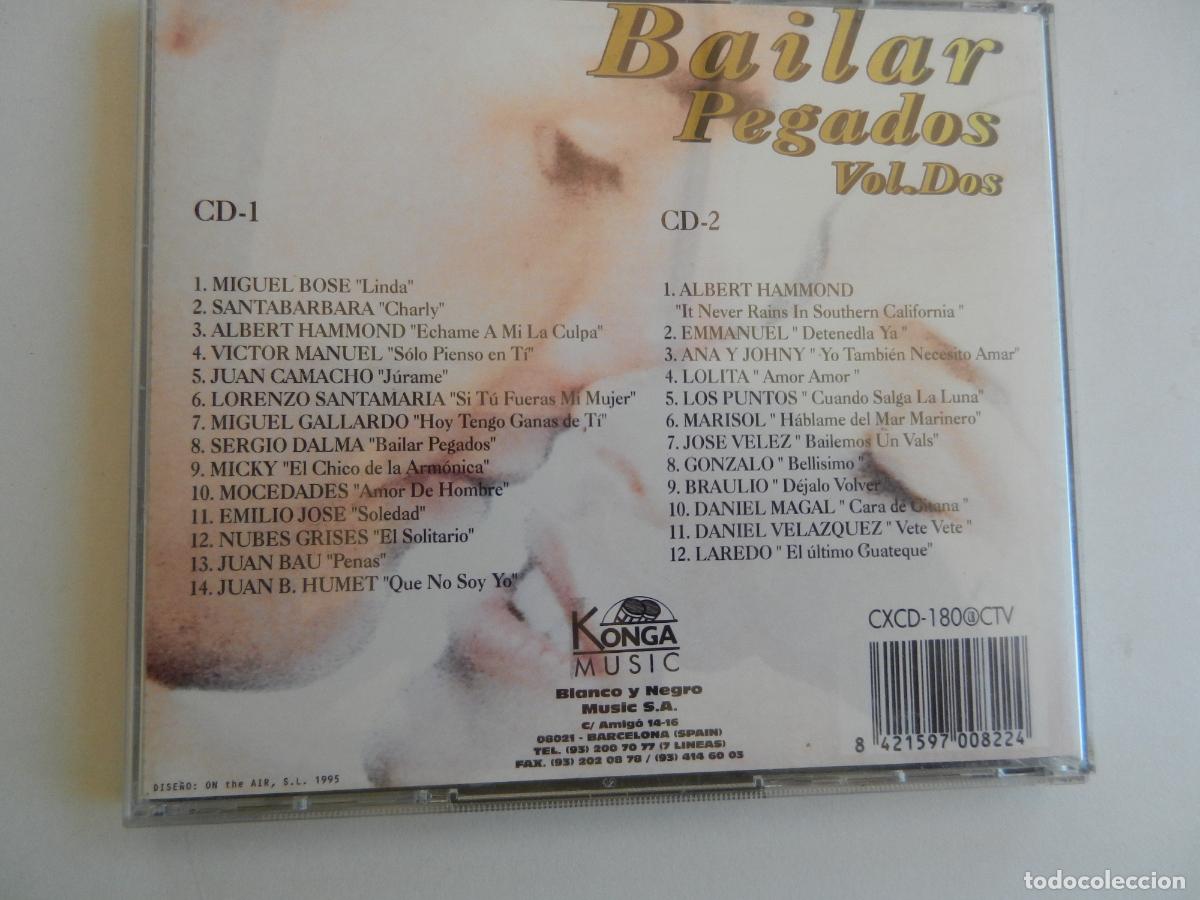 CDs de m&uacute;sica: BAILAR PEGADOS - VOL 2 - CD-2 - 1995 - Foto 3