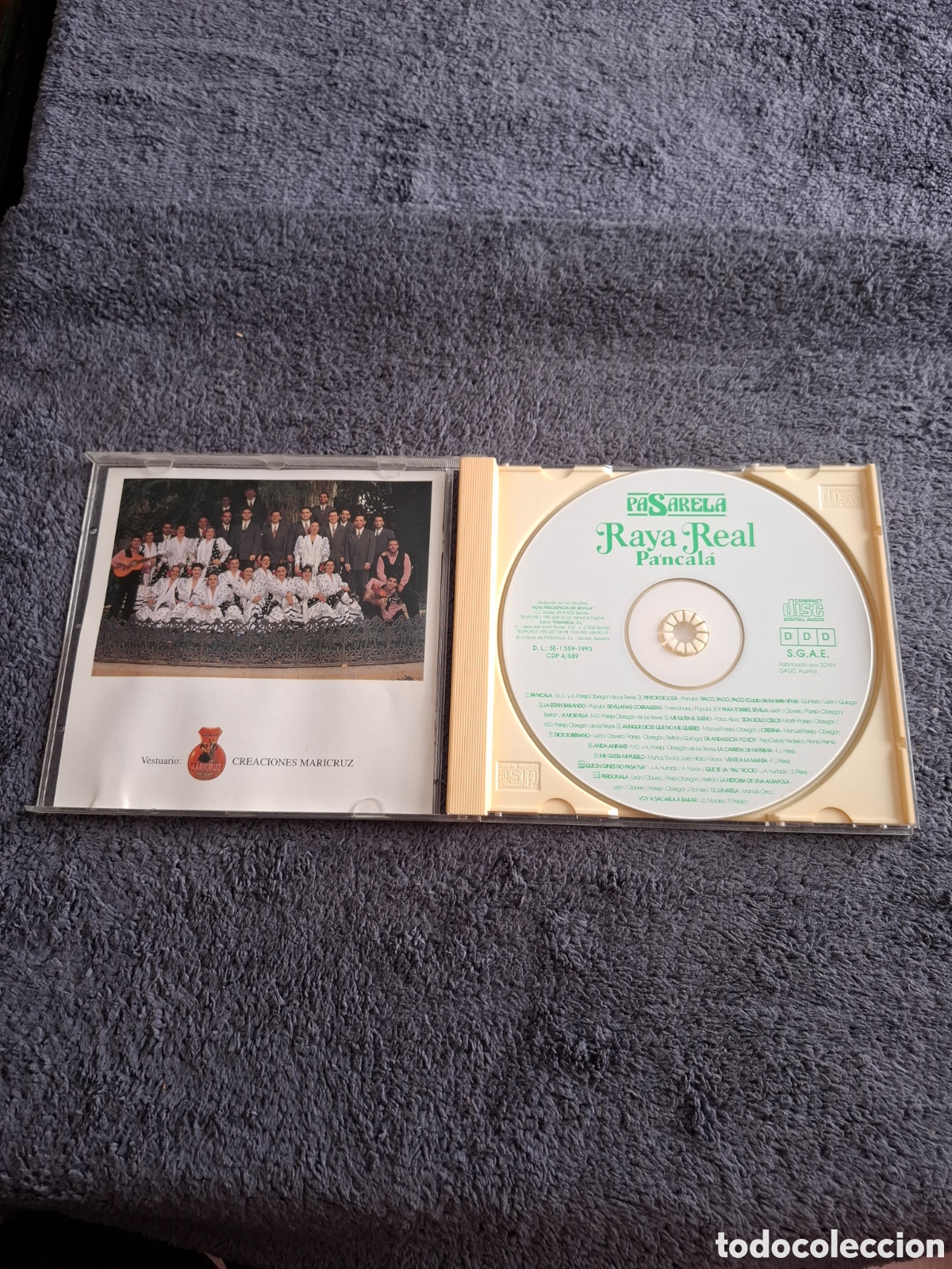CDs de m&uacute;sica: CD51. Raya Real - Pancal&aacute;, Pasarela 1993. - Foto 2