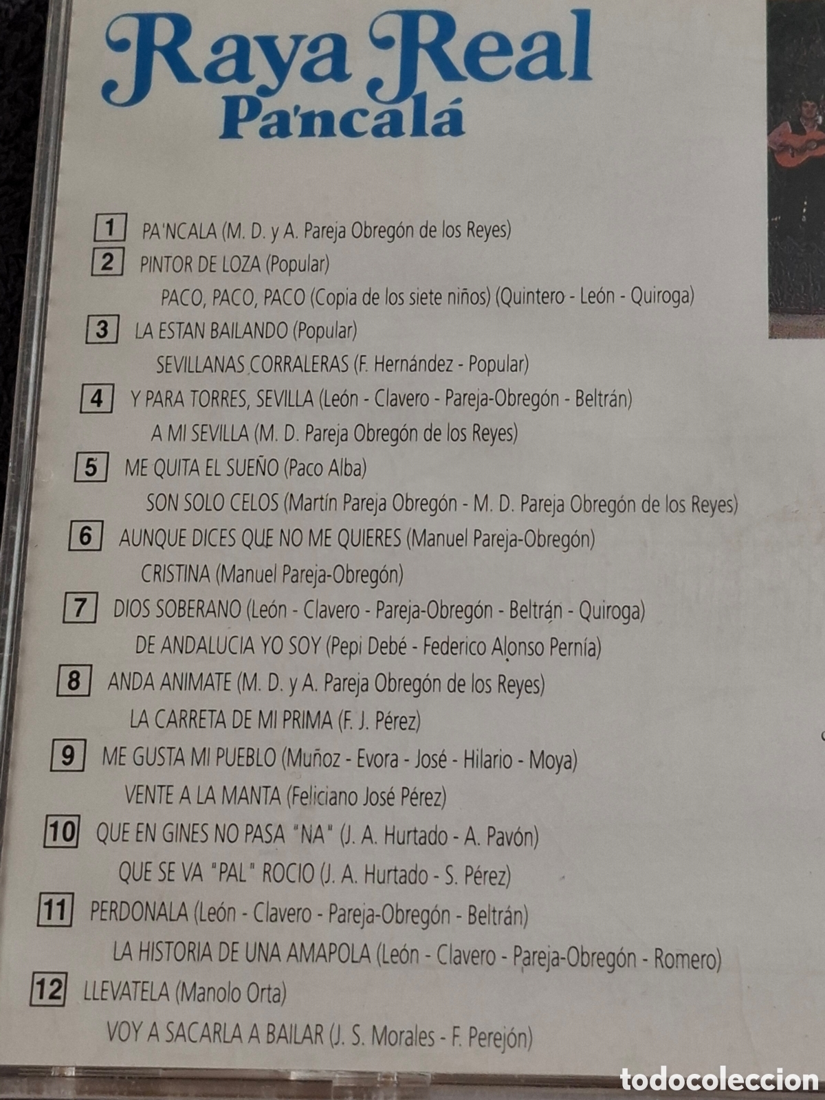 CDs de m&uacute;sica: CD51. Raya Real - Pancal&aacute;, Pasarela 1993. - Foto 6