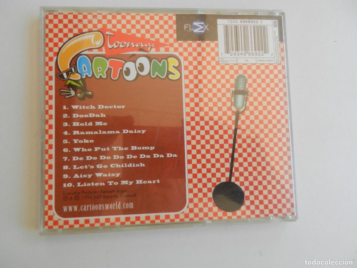 CDs de m&uacute;sica: CARTOONS - TOONAGE - CD -1998 - Foto 3