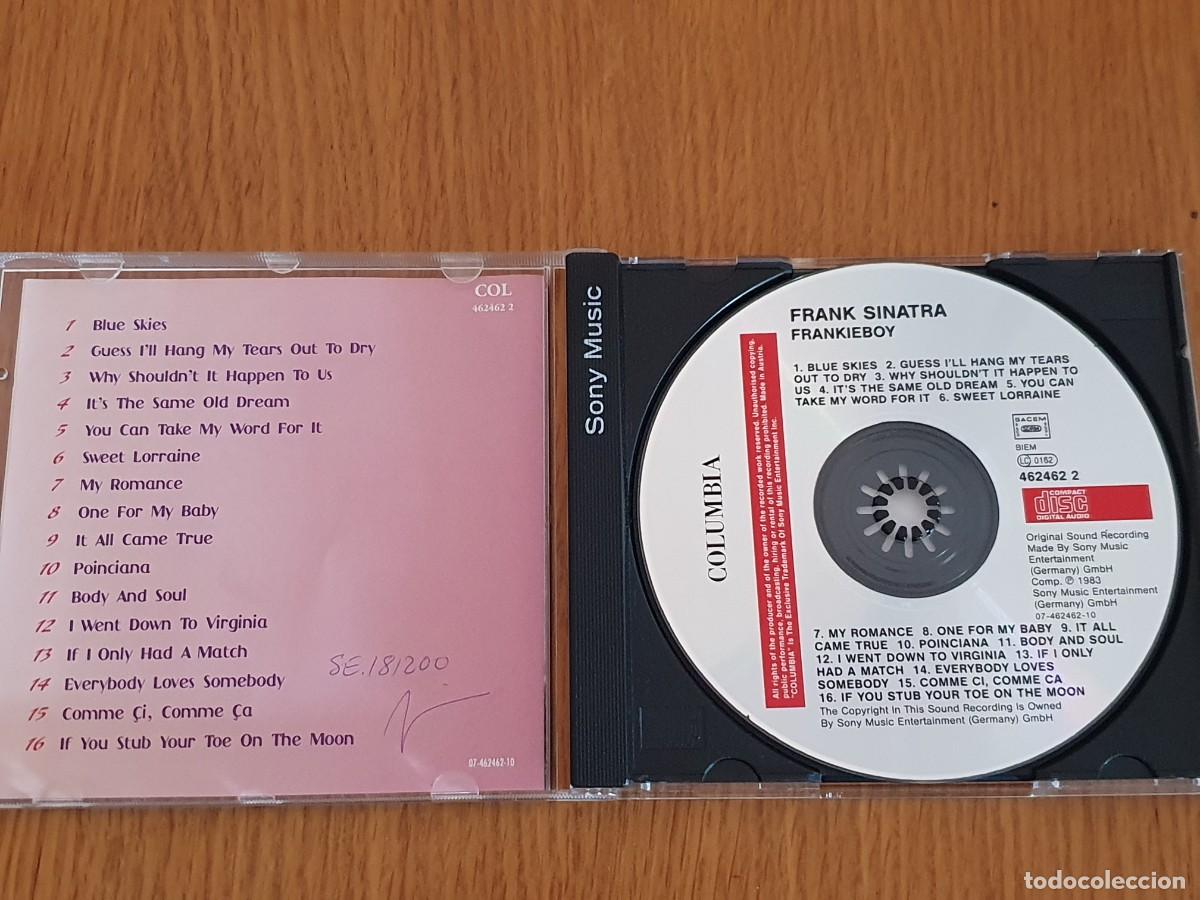 CDs de m&uacute;sica: CD Frank Sinatra&nbsp;&ndash;&nbsp;Frankieboy - 1995 - Foto 2