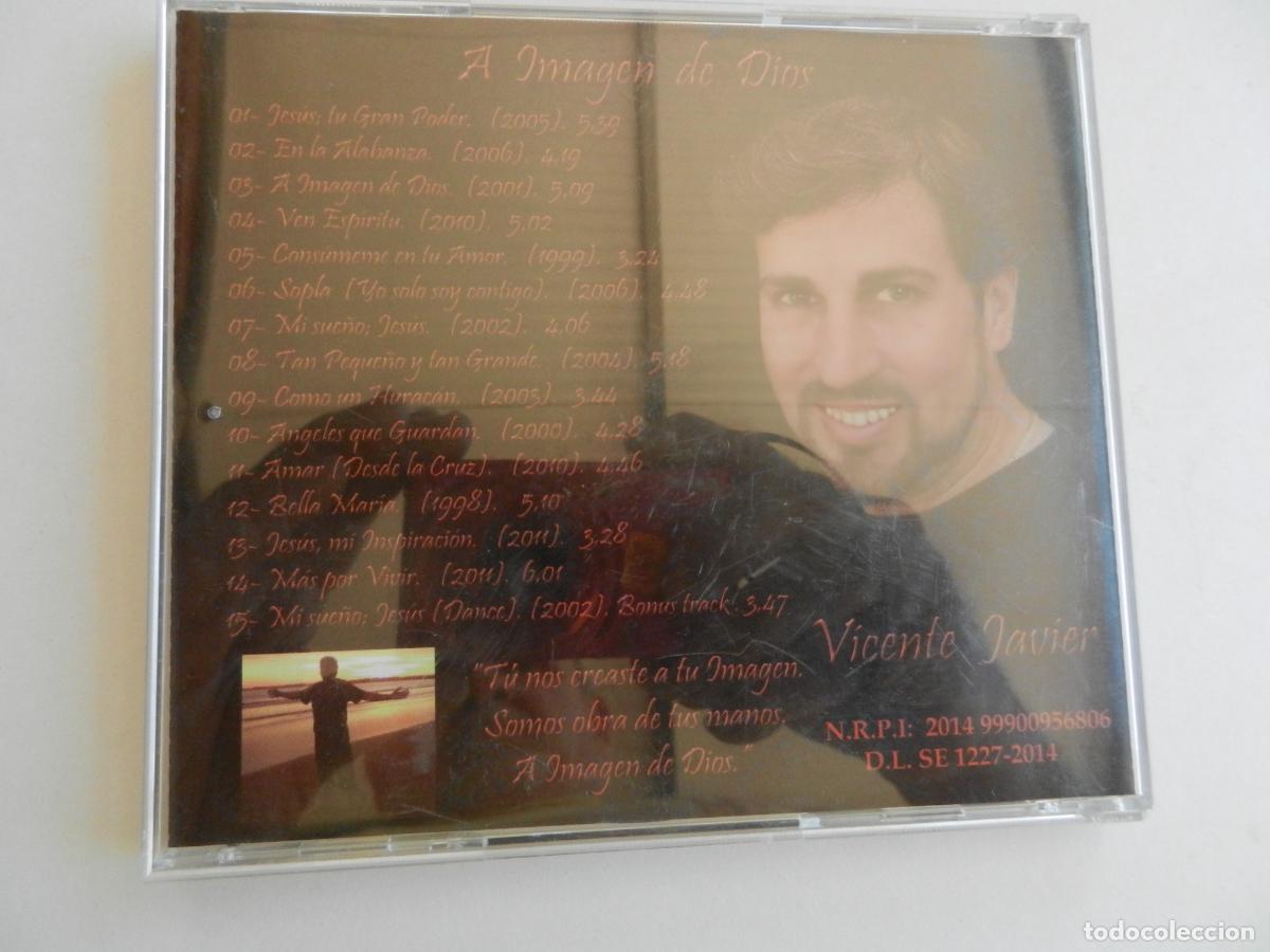 CDs de m&uacute;sica: A IMAGEN DE DIOS - VICENTE JAVIER -CD 2014 - Foto 3