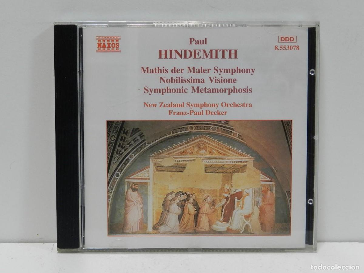 CDs de m&uacute;sica: DISCO CD. Paul Hindemith &ndash; Mathis Der Maler Symphony. COMPACT DISC. - Foto 1