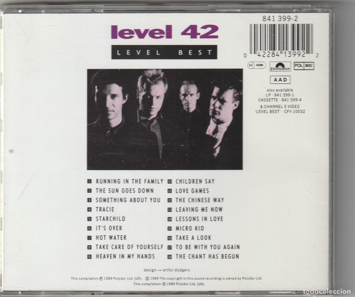 CDs de m&uacute;sica: LEVEL 42 - LEVEL BEST (CD POLYDOR 1989) - Foto 2
