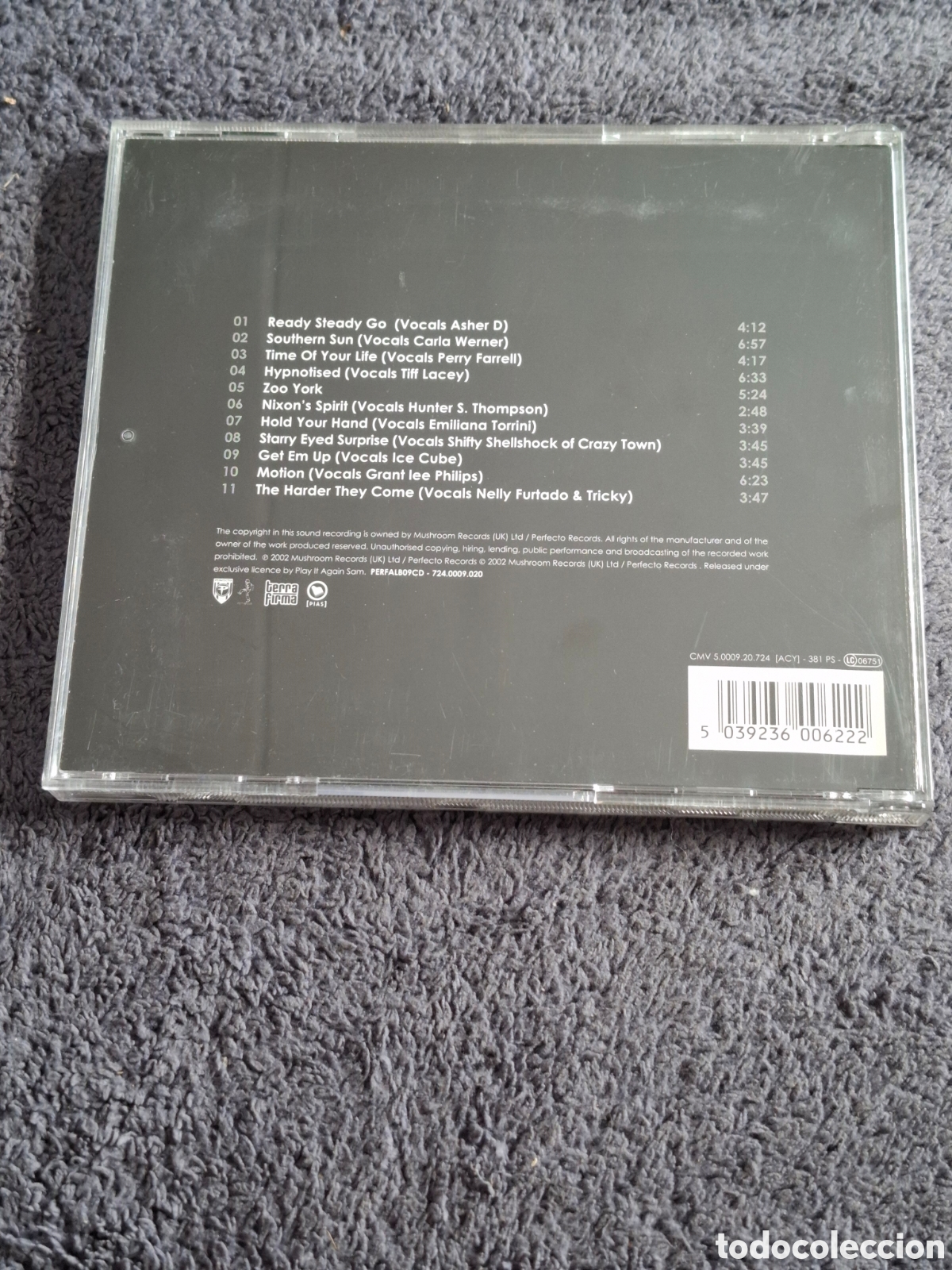 CDs de m&uacute;sica: CD51. Oakelfold - Bunkka, Mushroom 2002. - Foto 5