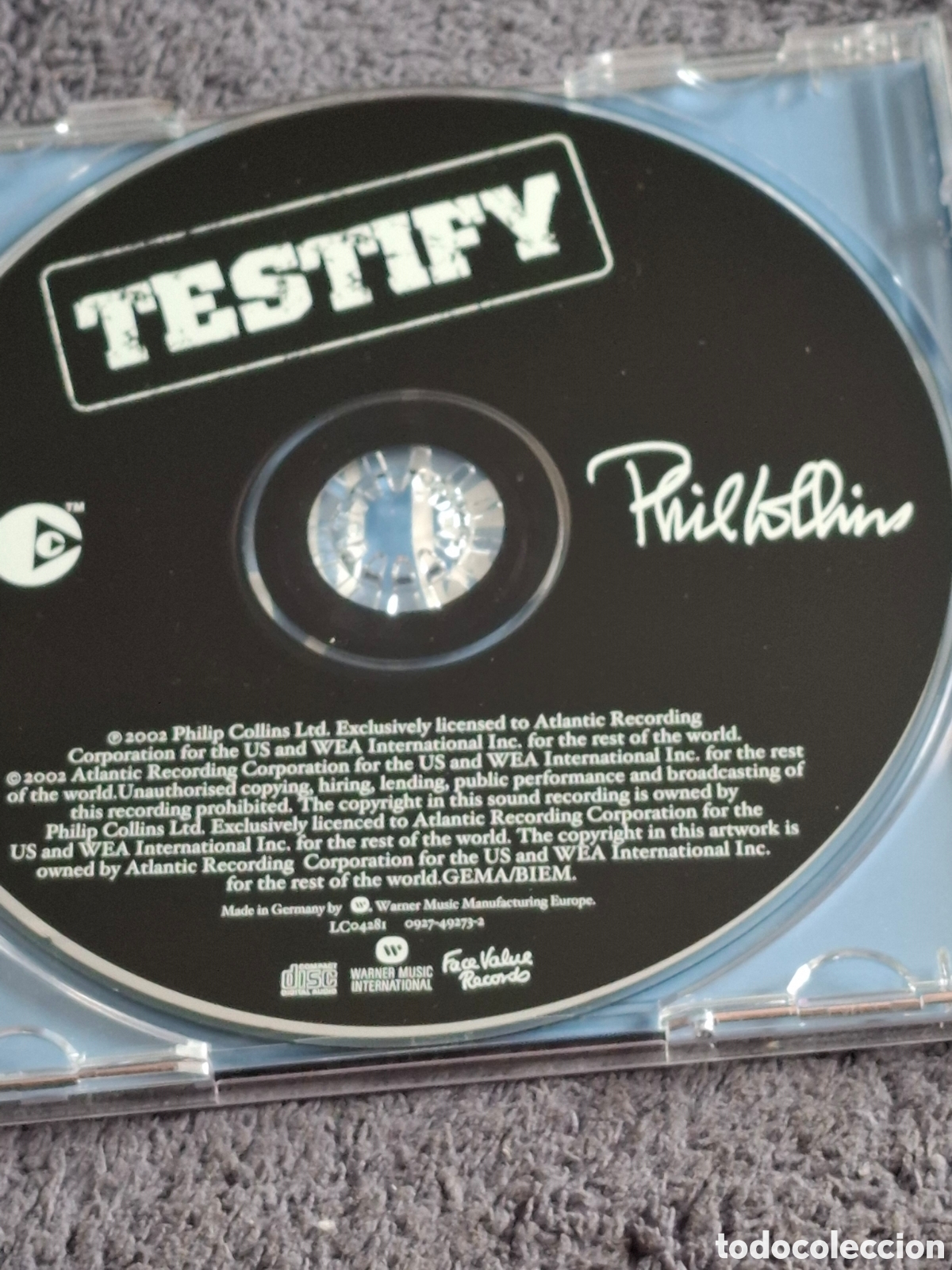CDs de m&uacute;sica: CD51. Phil Collins - Testify, Copy Protected, Wea 2002. - Foto 3