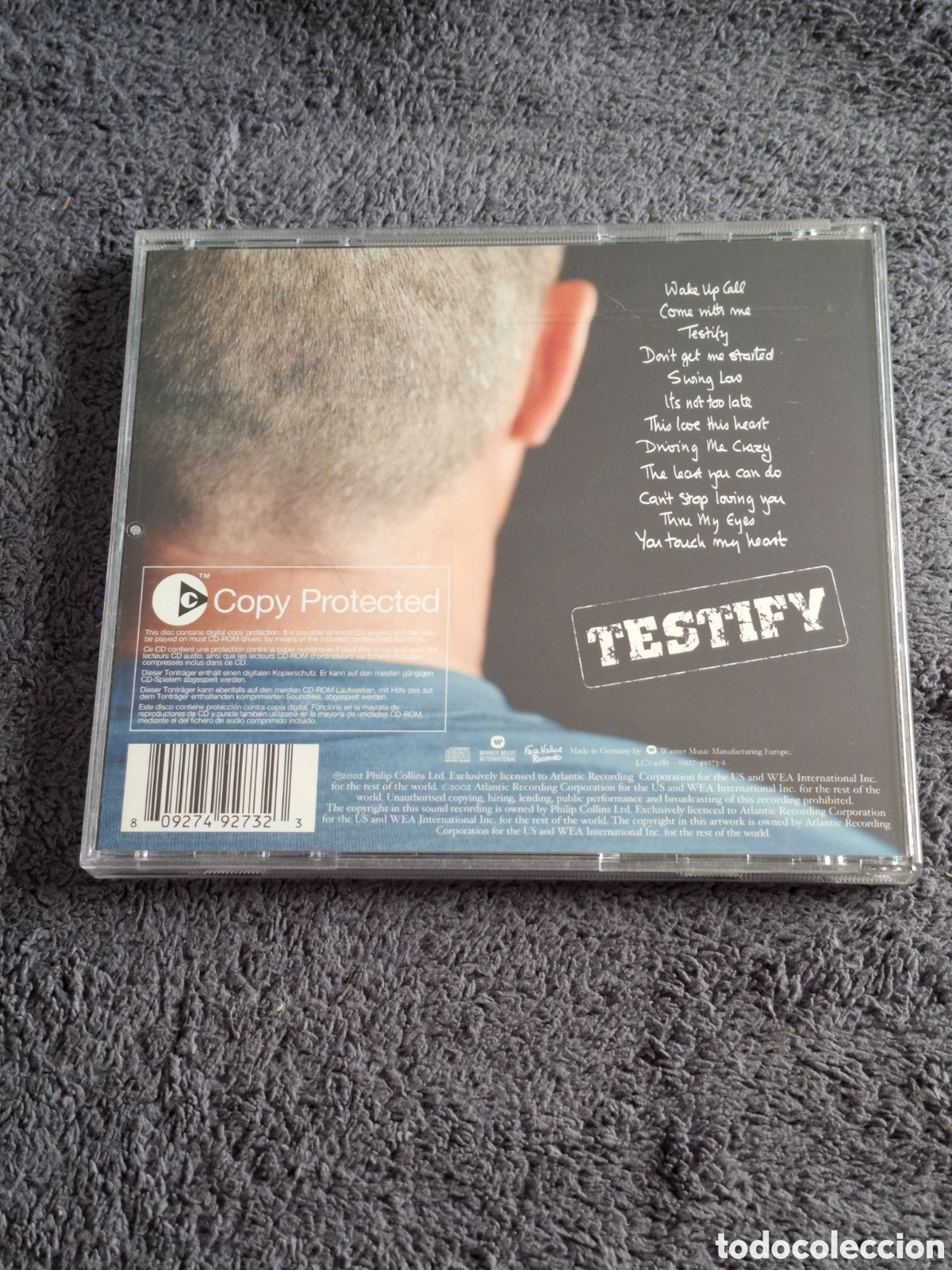 CDs de m&uacute;sica: CD51. Phil Collins - Testify, Copy Protected, Wea 2002. - Foto 4