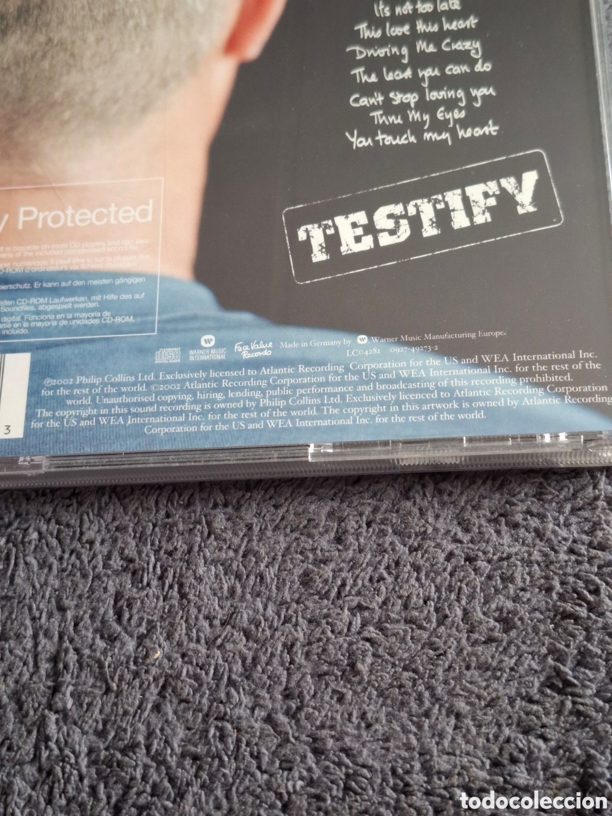 CDs de m&uacute;sica: CD51. Phil Collins - Testify, Copy Protected, Wea 2002. - Foto 7