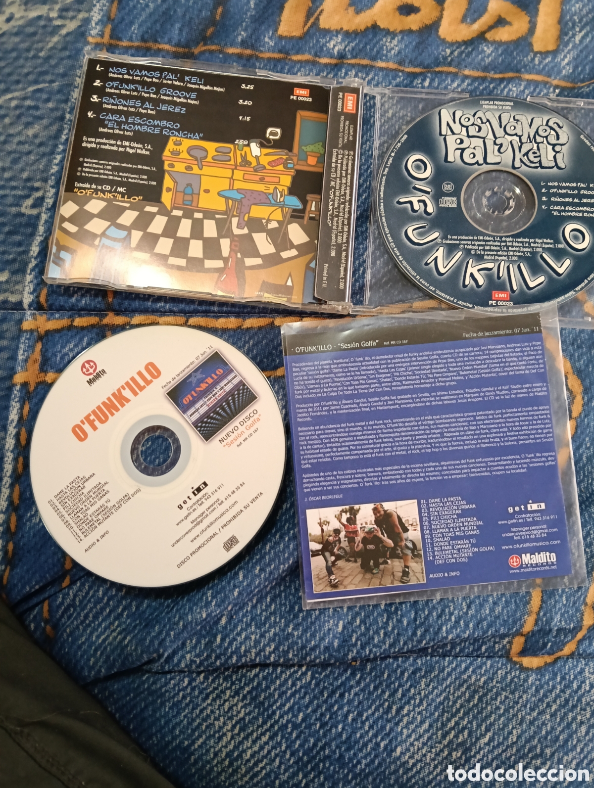 CDs de m&uacute;sica: Lote 2 CD promo de OFUNKILLO - Foto 2
