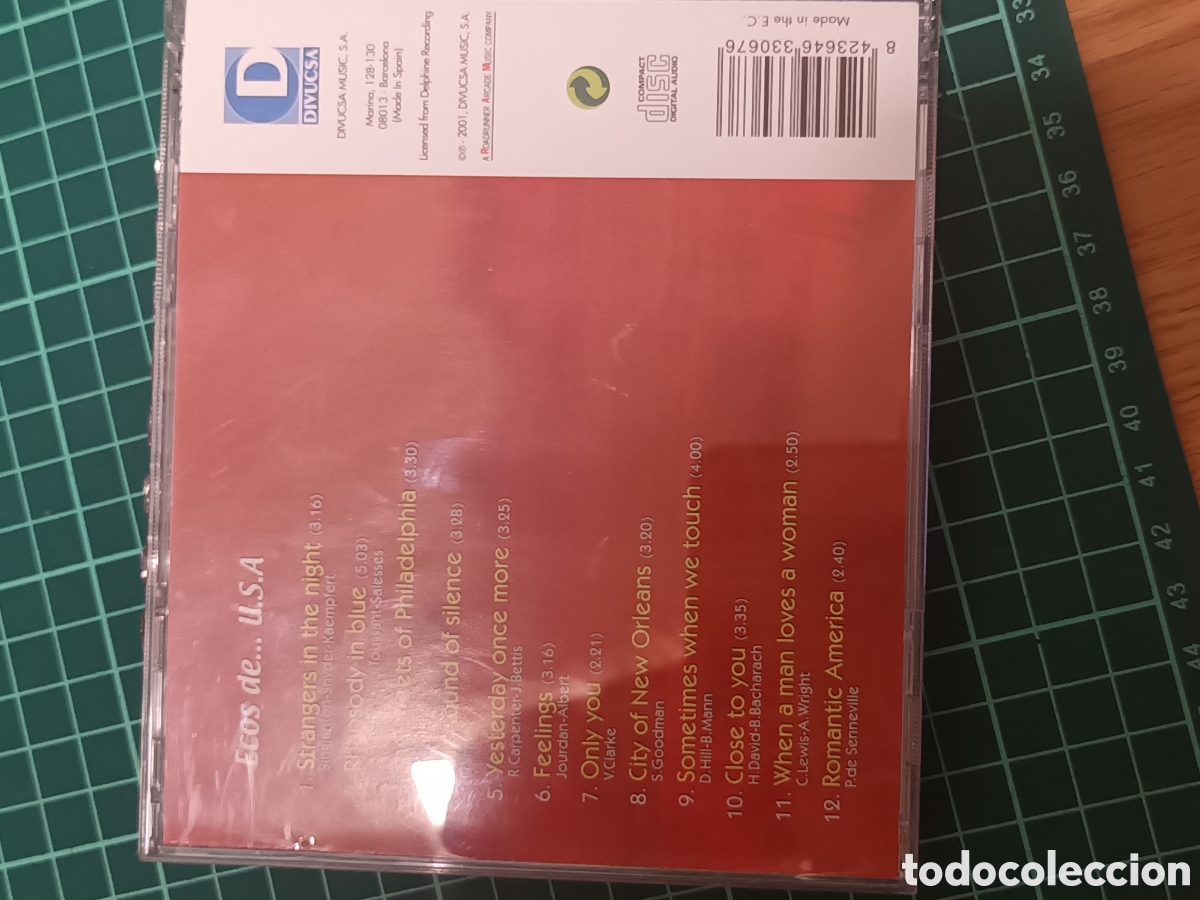 CDs de m&uacute;sica: Richard clayderman ecos de USA - Foto 2