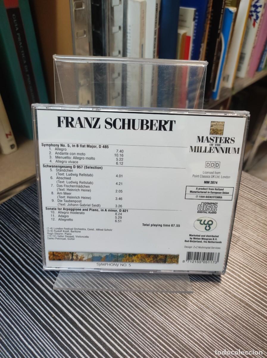CDs de m&uacute;sica: FRANZ SCHUBERT SYMPHONIE NO. 5 - Foto 2