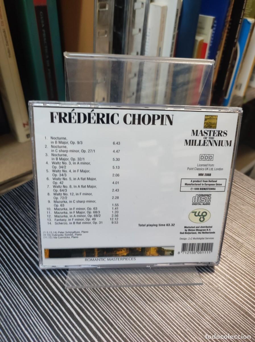 CDs de m&uacute;sica: FREDERIC CHOPIN ROMANTIC MASTERPIECES - Foto 2