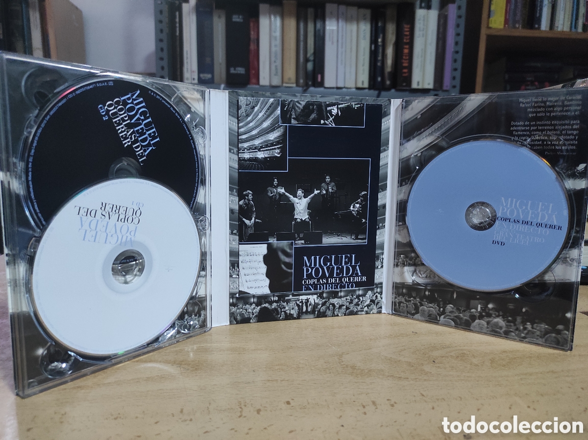 CDs de m&uacute;sica: MIGUEL POVEDA. COPLAS DEL QUERER. (2 CD + DVD) - Foto 3