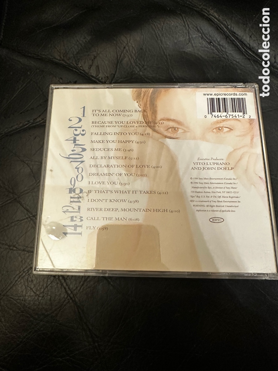 CDs de m&uacute;sica: CD CELINE DION - FALLING INTO YOU - Foto 2