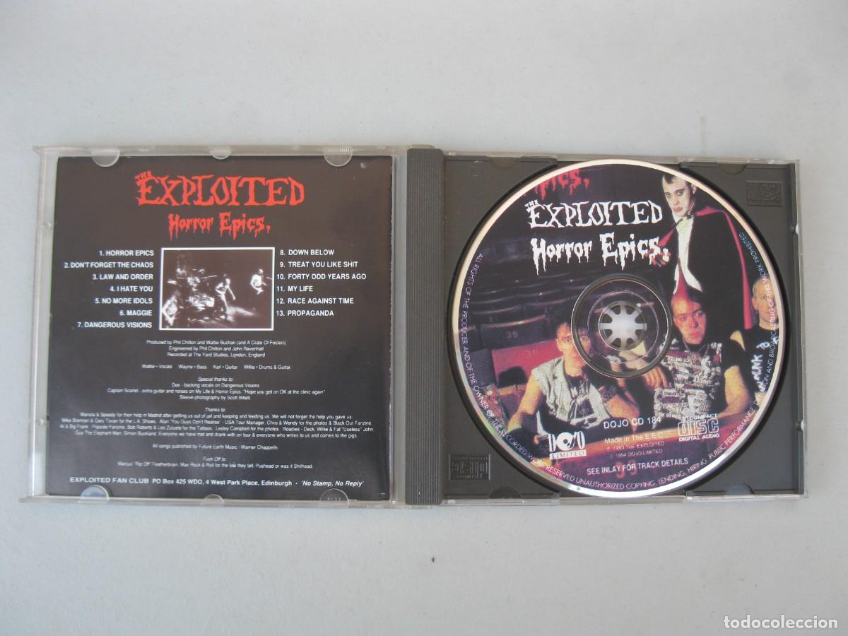 CDs de m&uacute;sica: CD - THE EXPLOITED - HORROR EPICS - DOJO LIMITED - A&Ntilde;O 1994. - Foto 2