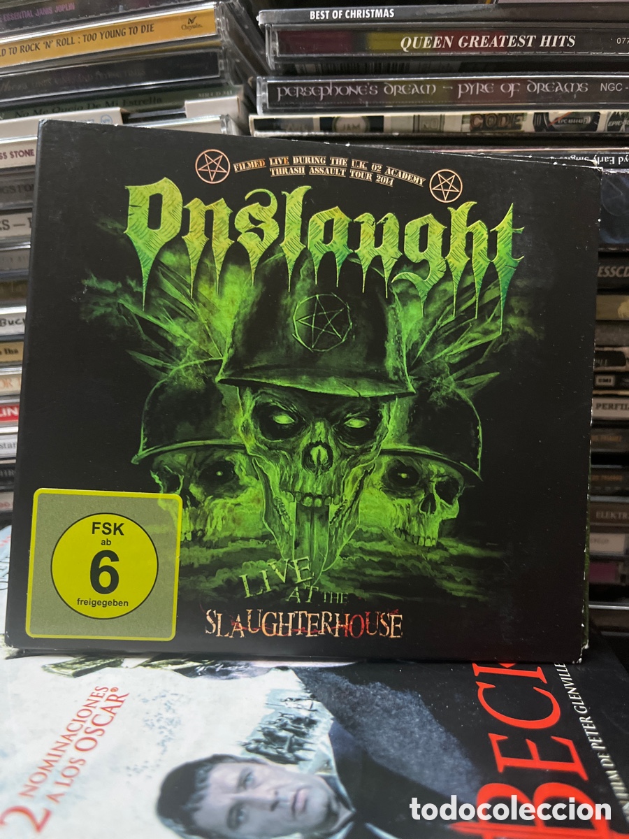CDs de m&uacute;sica: onslaught live at slaughterhouse cd dvd - Foto 1