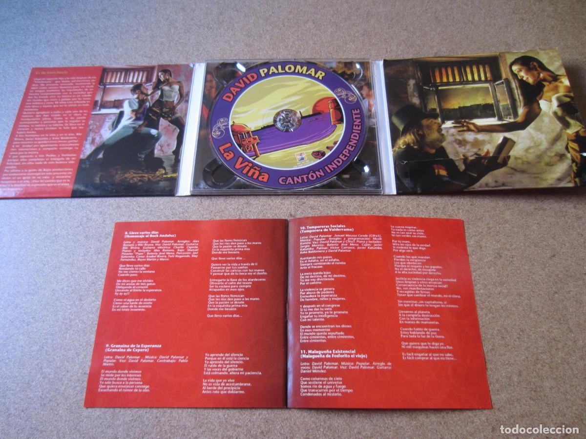 CDs de m&uacute;sica: David Palomar - La Vi&ntilde;a Cant&oacute;n Independiente (CD) - Foto 9