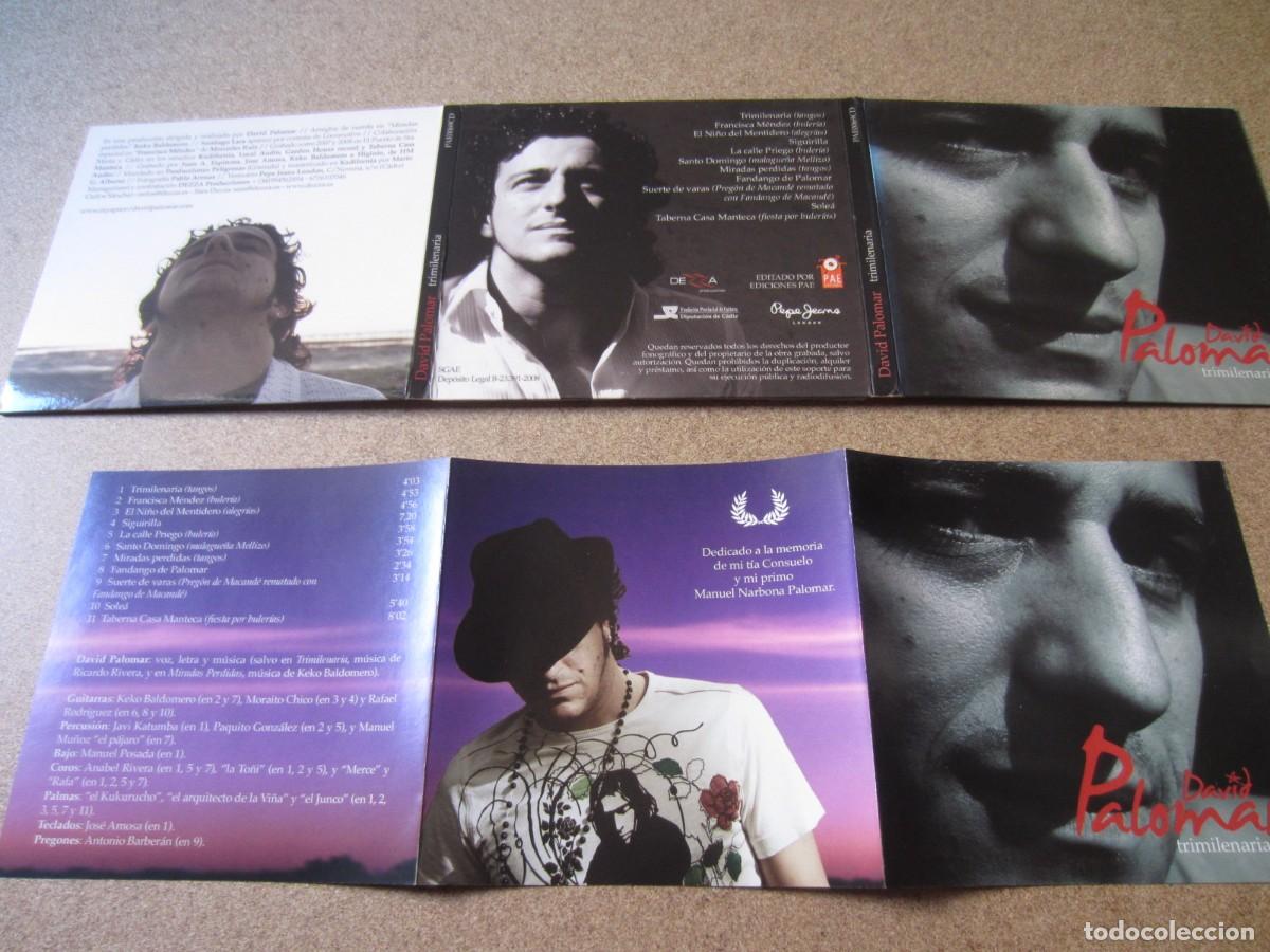 CDs de m&uacute;sica: David Palomar - Trimilenaria (CD) - Foto 7