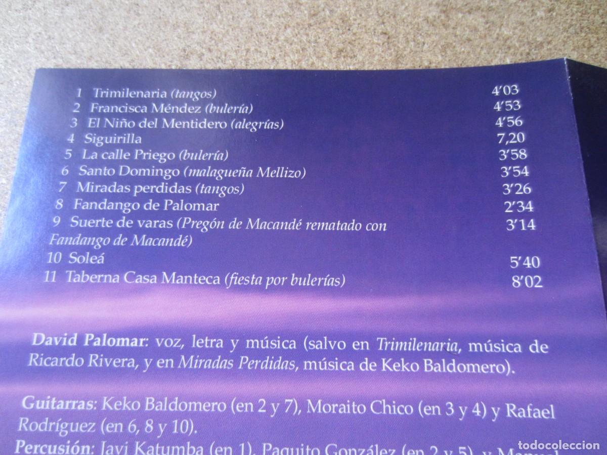 CDs de m&uacute;sica: David Palomar - Trimilenaria (CD) - Foto 9