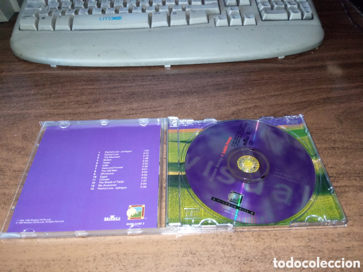 CDs de m&uacute;sica: &Oslash;ystein Sev&aring;g + Lakki Patey &ndash; Visual (1996) - Foto 2