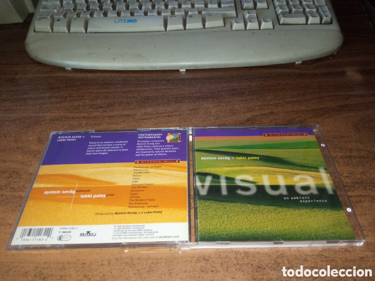 CDs de m&uacute;sica: &Oslash;ystein Sev&aring;g + Lakki Patey &ndash; Visual (1996) - Foto 1